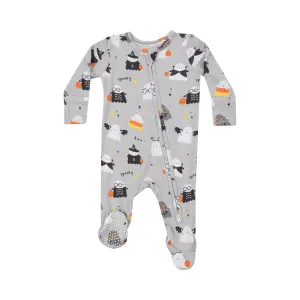 Baby Footie | 2 Way Zipper: Costumed Ghost | Angel Dear