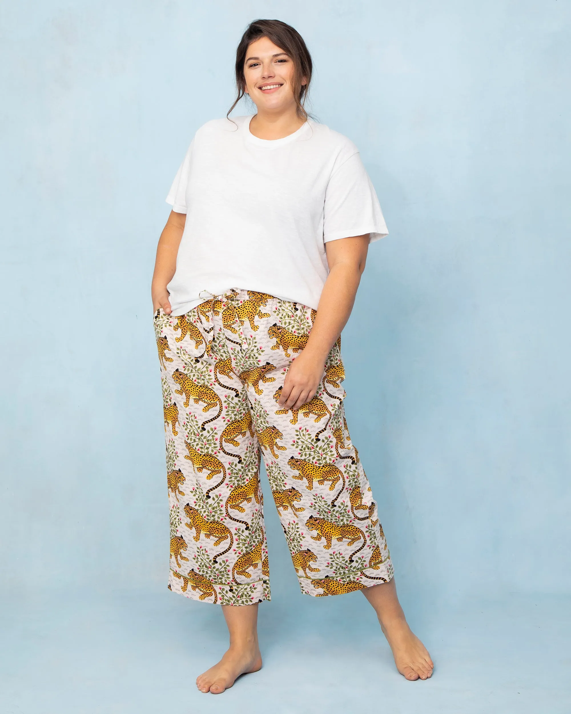 Bagheera - Cropped PJ Pants - Blush