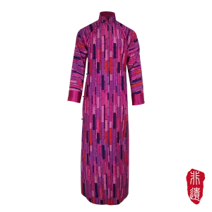 【BAMBOO】Masterpiece Collection 100% Silk Long Robe Cheongsam