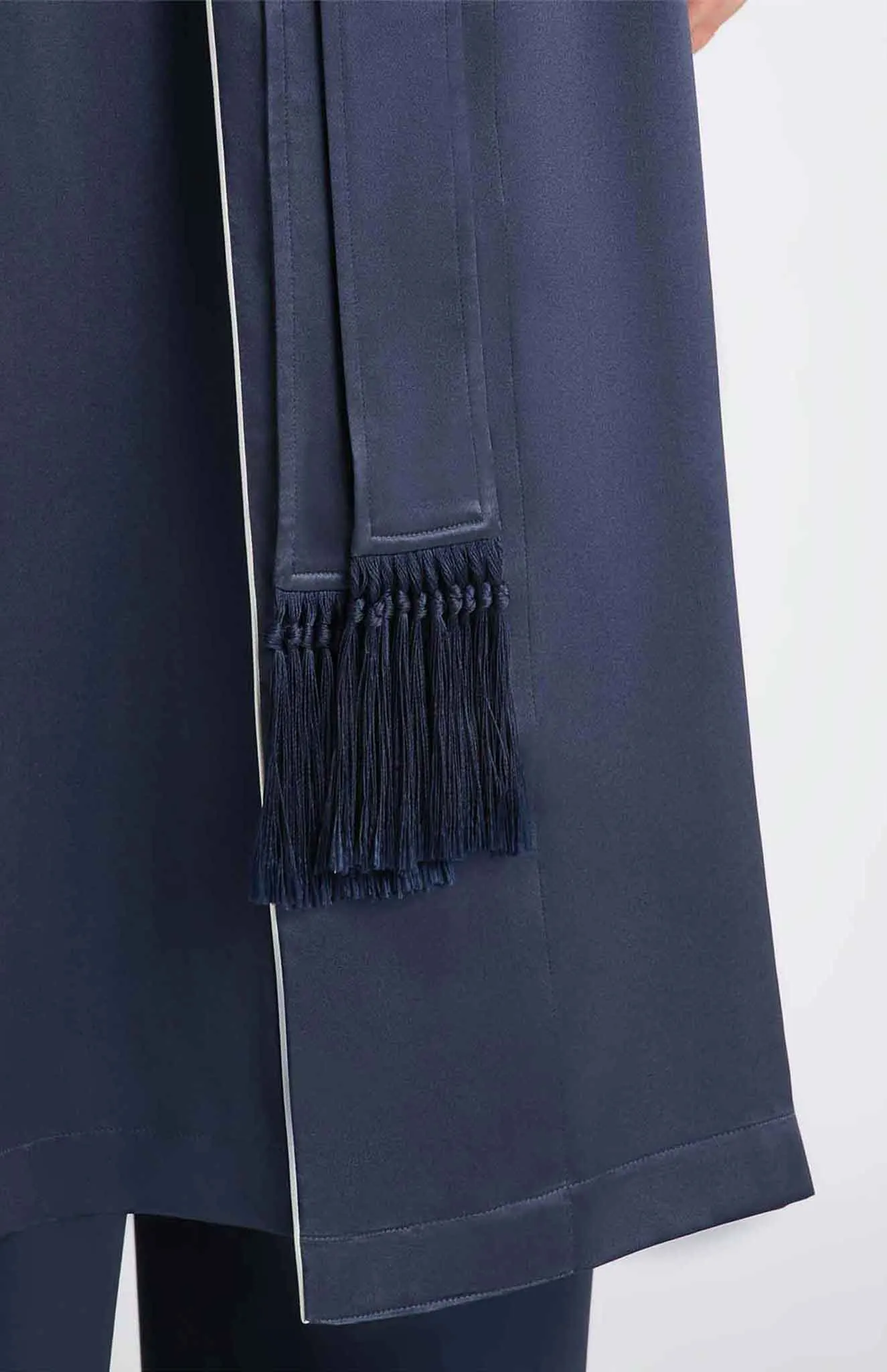 Blue Harmony | Blue Satin Robe and Pyjama