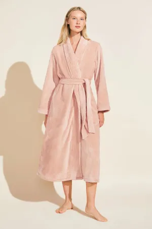 Chalet Plush Robe in Rose Cloud