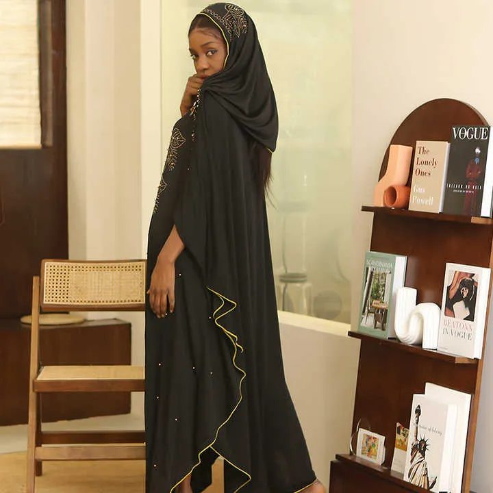 China Abaya in Dubai Black Robe-عباية صينية