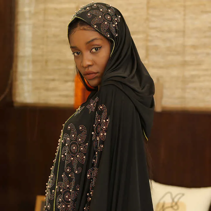 China Abaya in Dubai Black Robe-عباية صينية