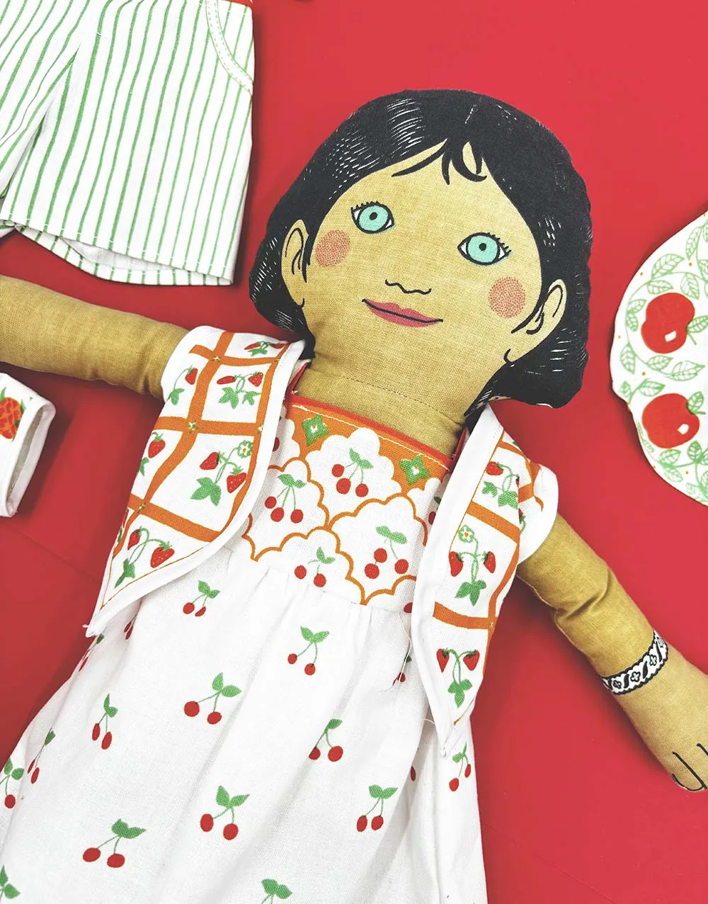 Clothkits® Tutti Frutti Rag Doll Clothing Set Sewing Kit