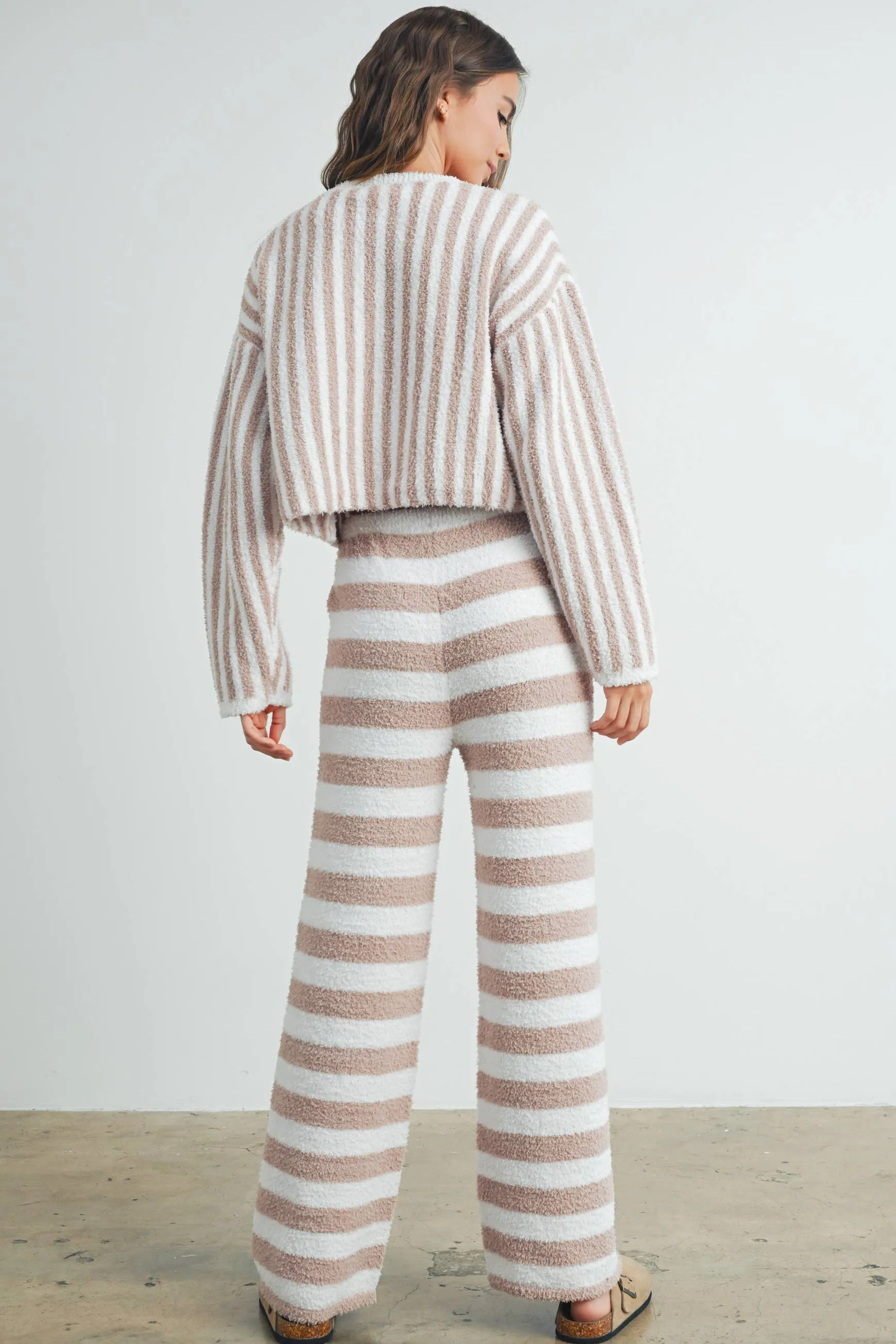 Cozy Striped Round Neck Sweater