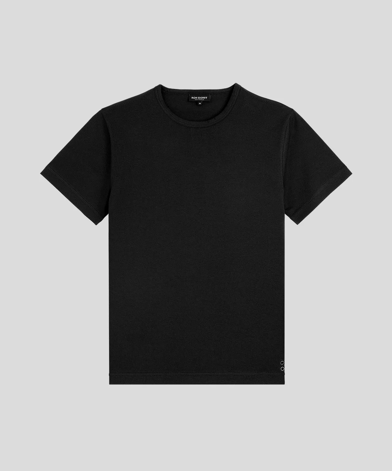 Crew Neck T-Shirt Eyelet Edition: Black