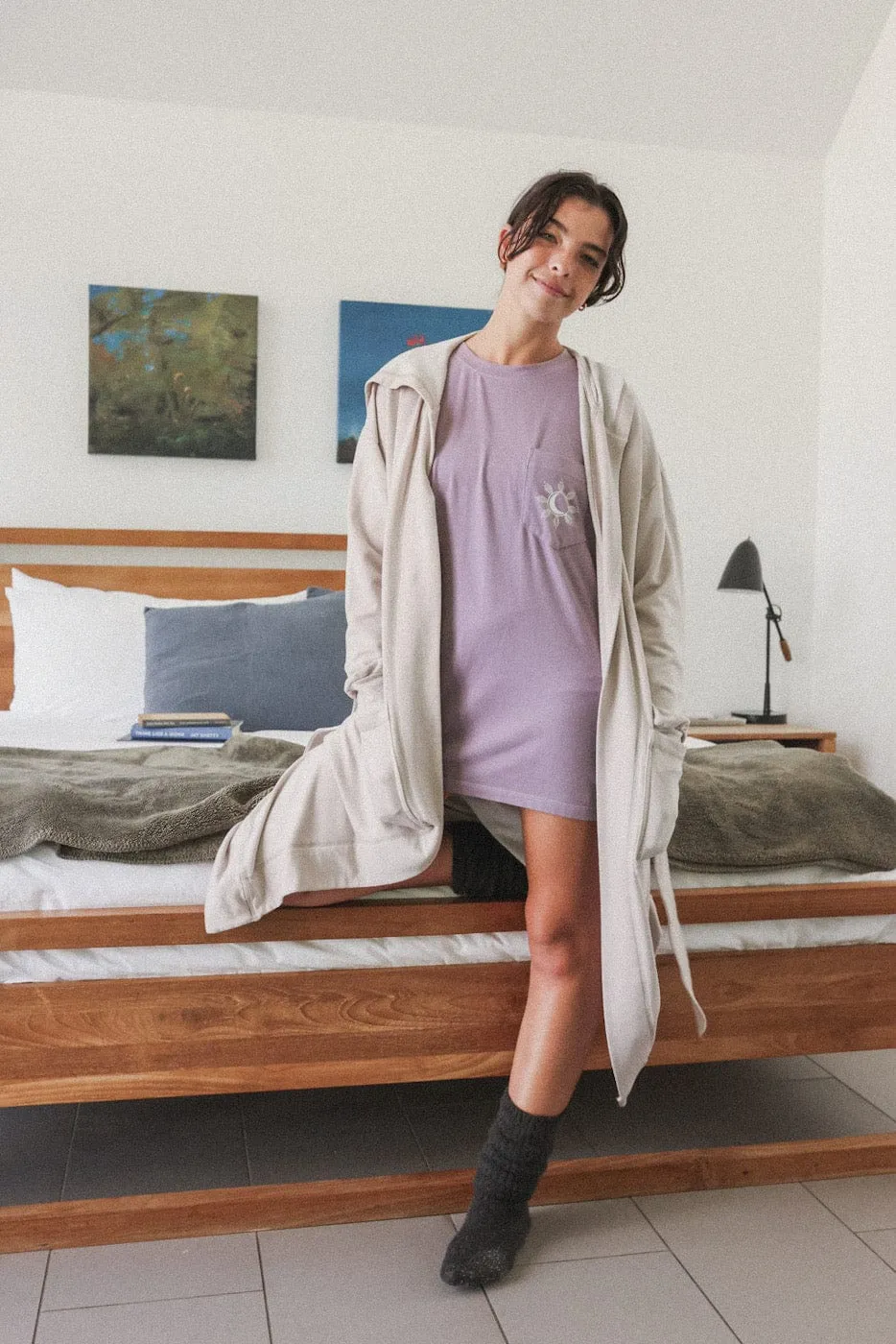 Crystal Cocoon Organic Robe