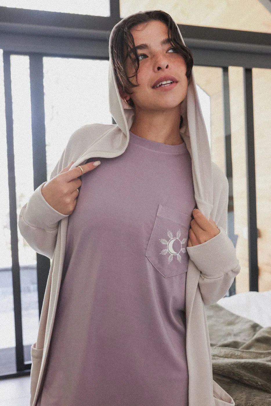 Crystal Cocoon Organic Robe