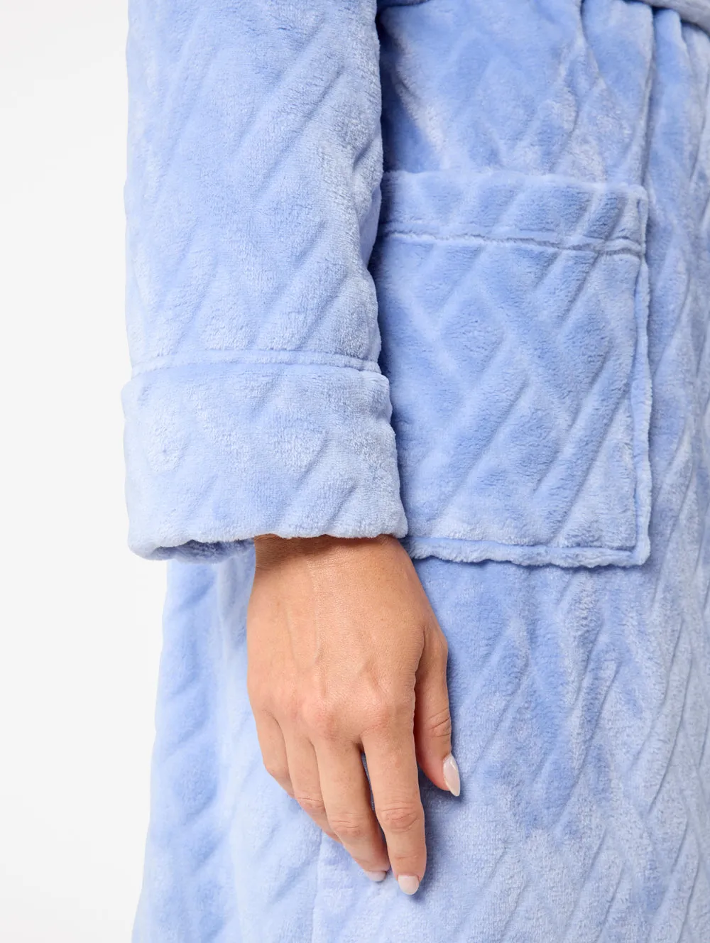 Diamond Quilt Dressing Gown