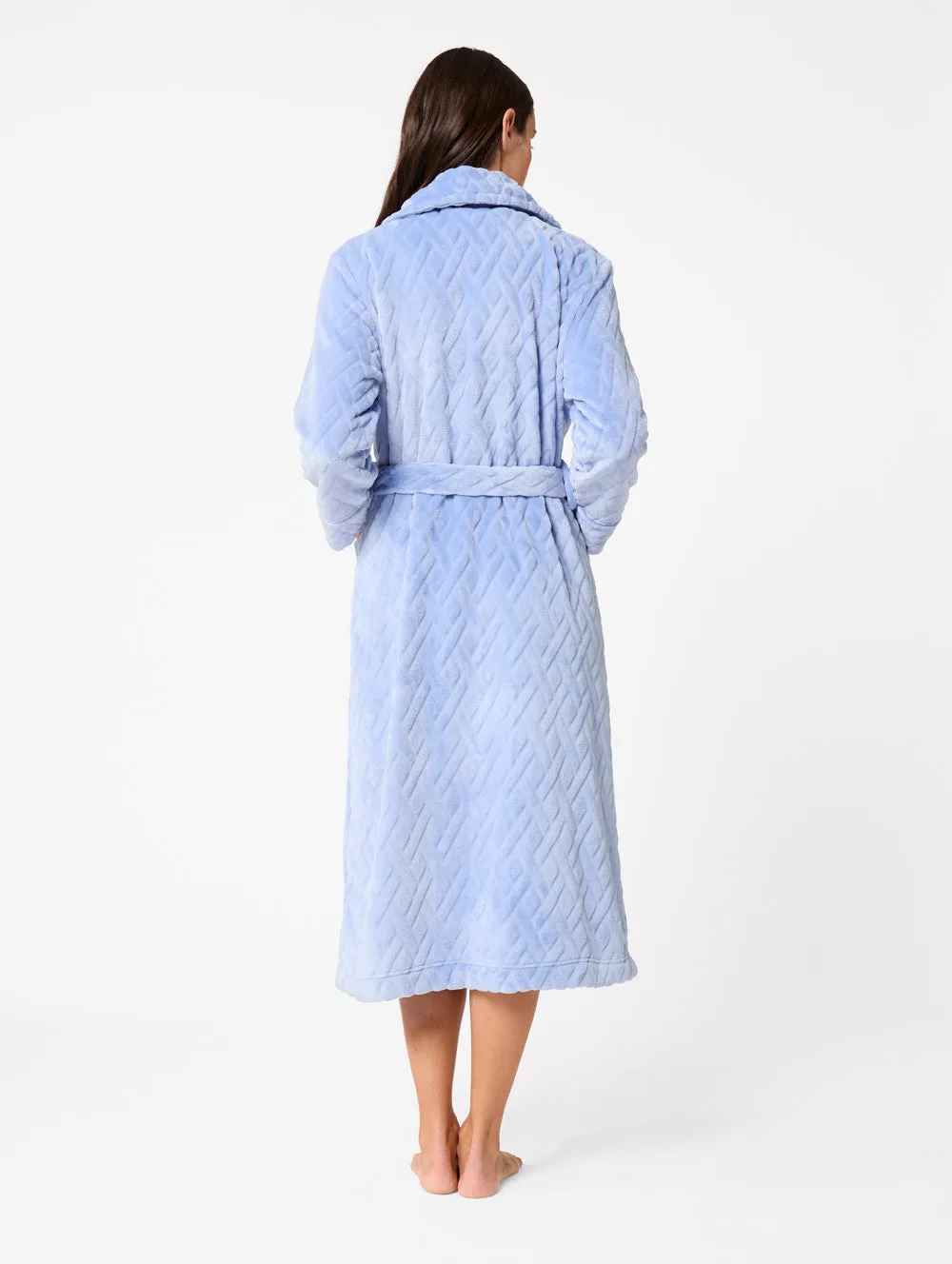 Diamond Quilt Dressing Gown