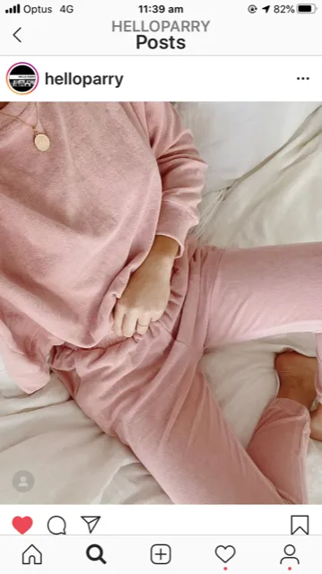 Hello Parry WOMENS TATUM TERRY TOWELLING LOUNGE SET - DUSTY PINK