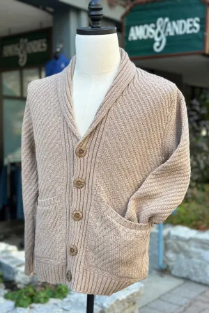 Irish - Button Cardigan - Camel