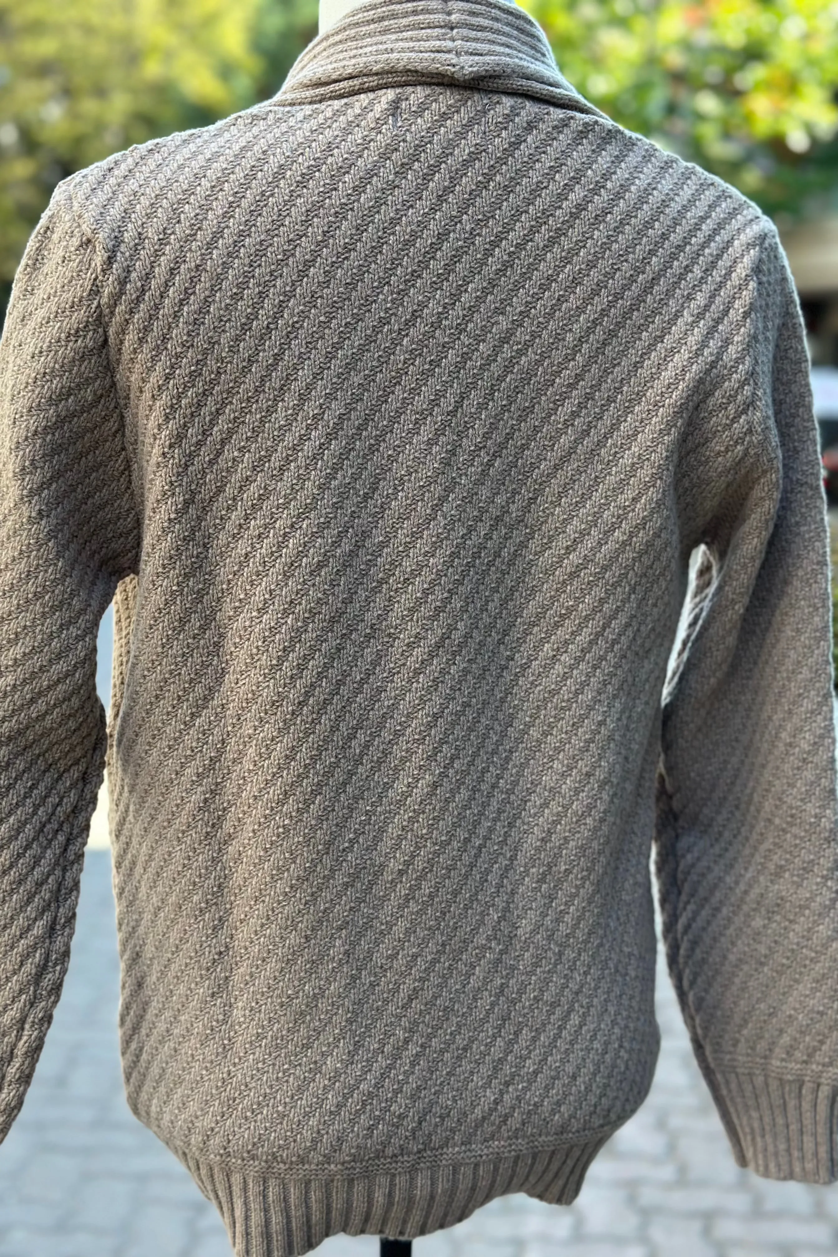 Irish - Button Cardigan - Camel