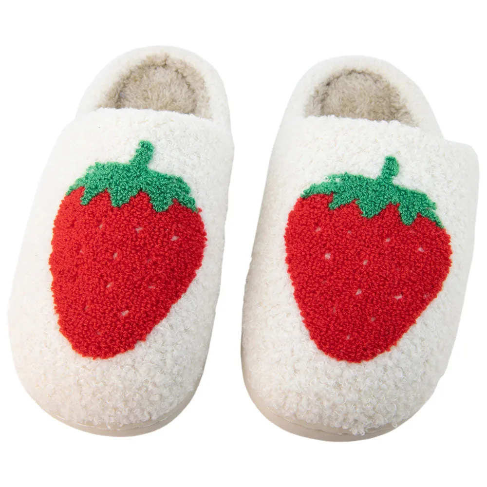 Large Strawberry Wholesale Women's House Slippers