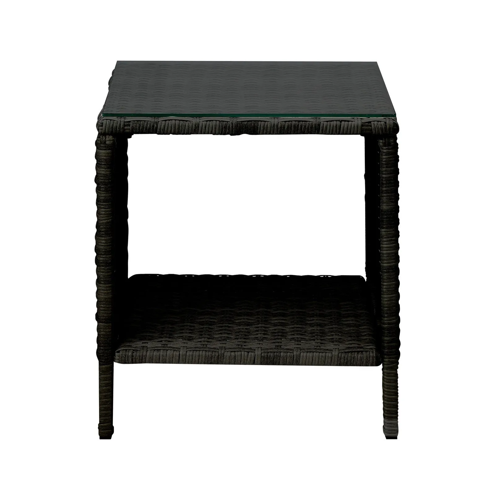 Livsip Garden Table Rattan Cafe Table Outdoor Garden Furniture Side Table