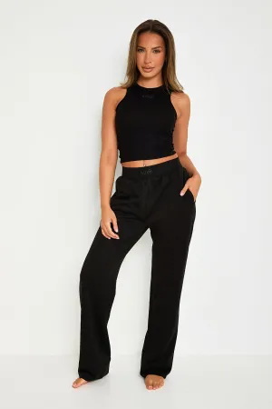 Lounge Flare Jogger - Black