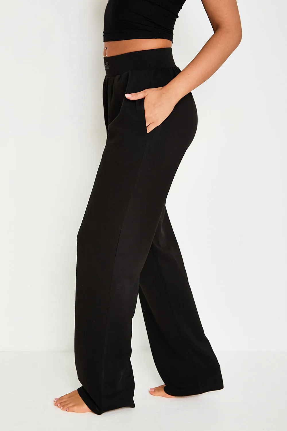Lounge Flare Jogger - Black