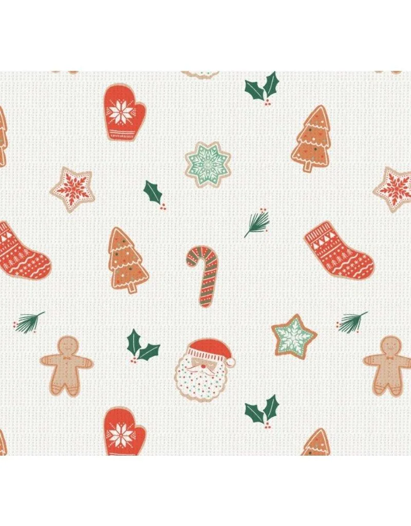 Loungewear Set | Don't Eat Santa's Cookies Christmas Pajamas | Angel Dear