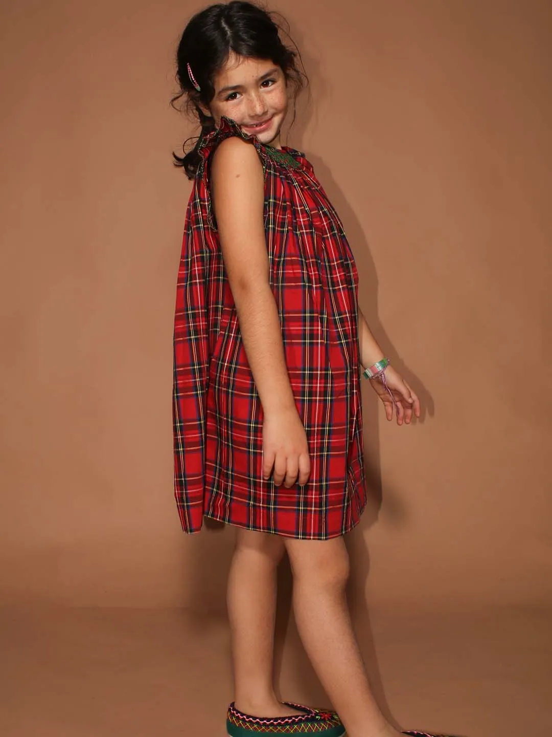 Malagasy smocked kids nightdress