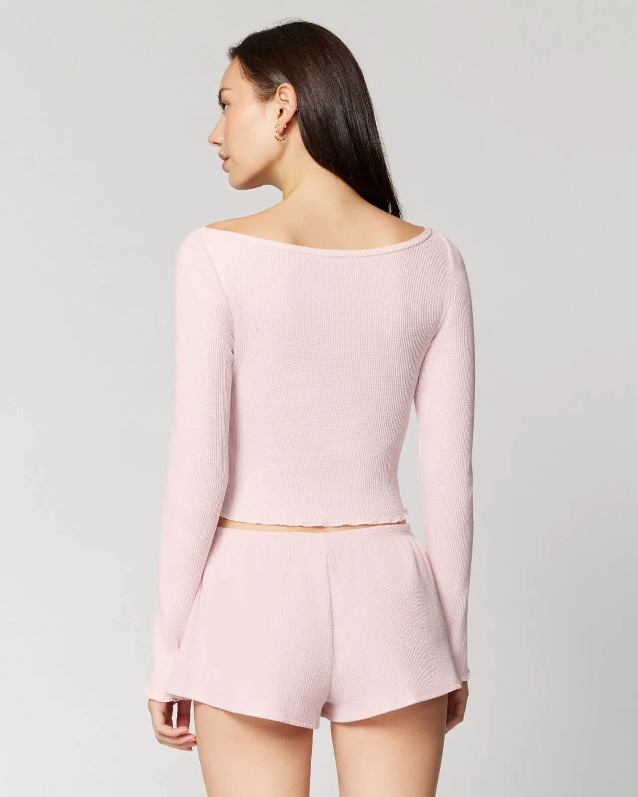 Micro Thermal Off-the-Shoulder Top