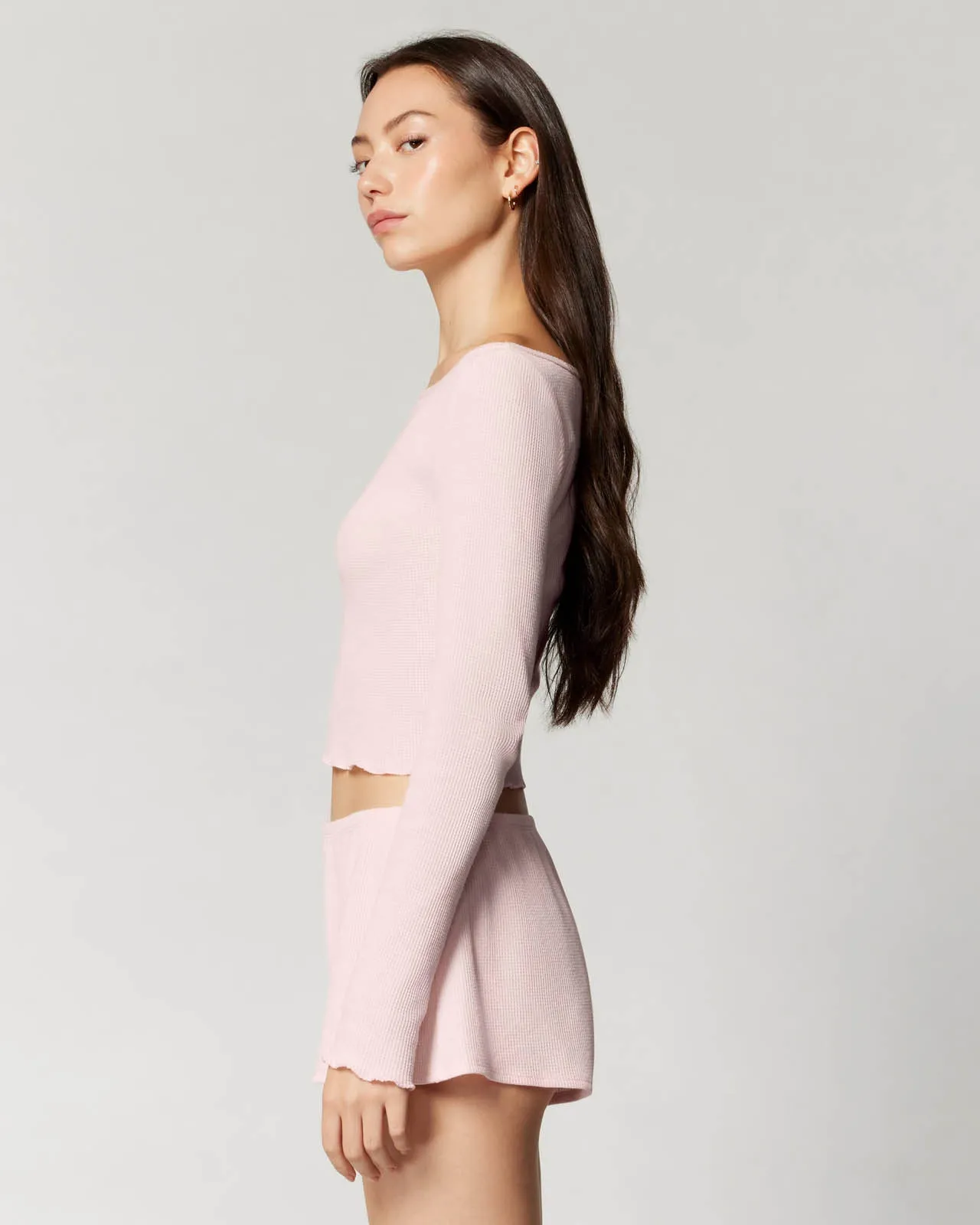 Micro Thermal Off-the-Shoulder Top