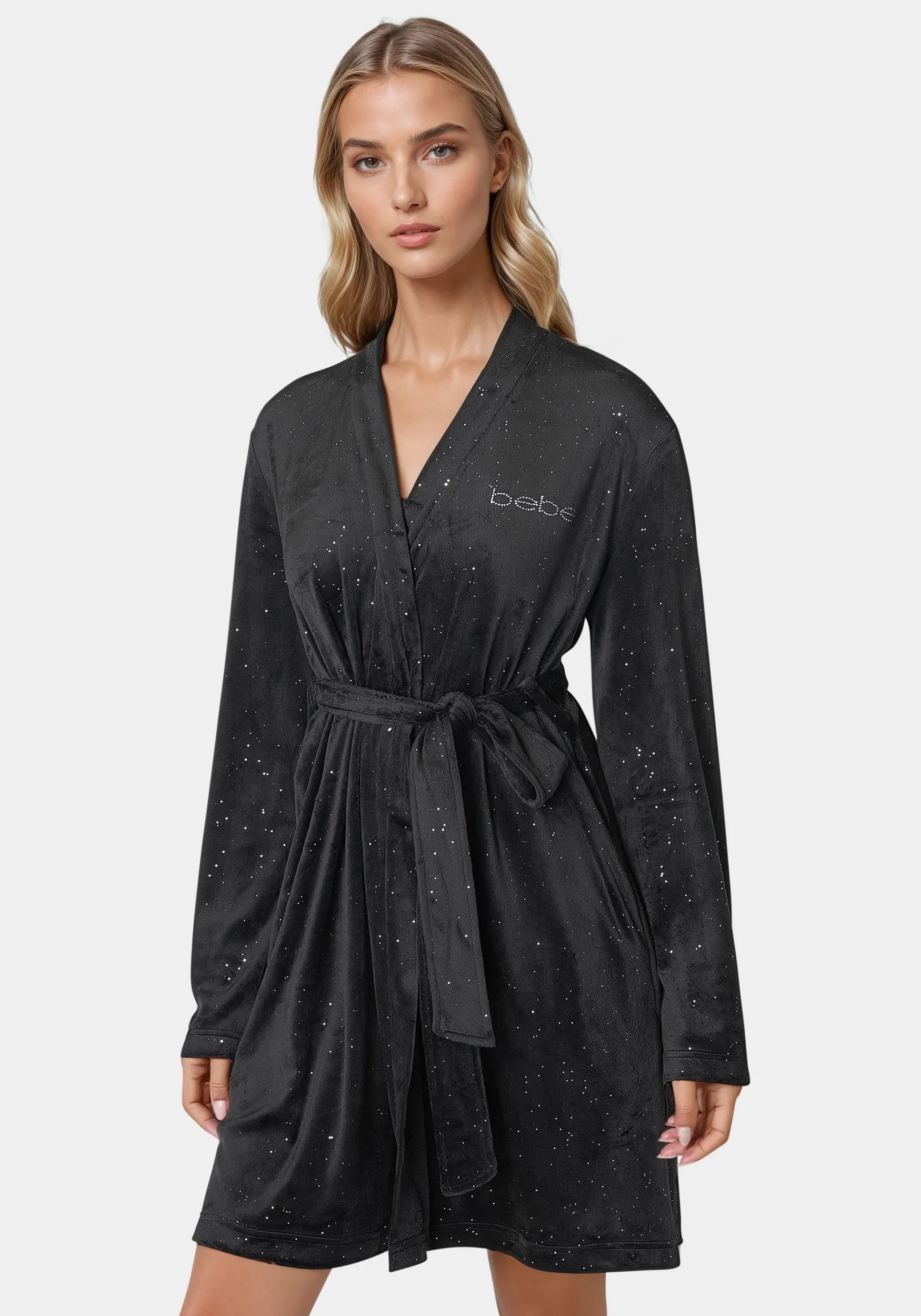 Mirror Paper Velour Robe