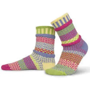 Mismatched Knitted Socks (Aster)