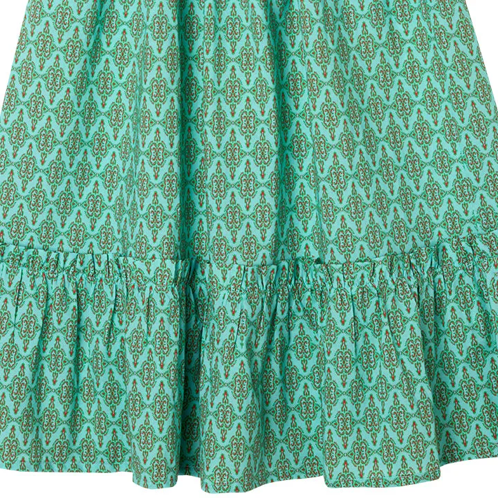 Nightdress EU Azteca Green-red