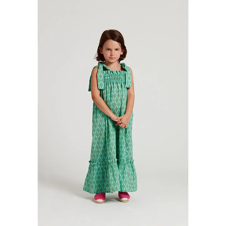 Nightdress EU Azteca Green-red