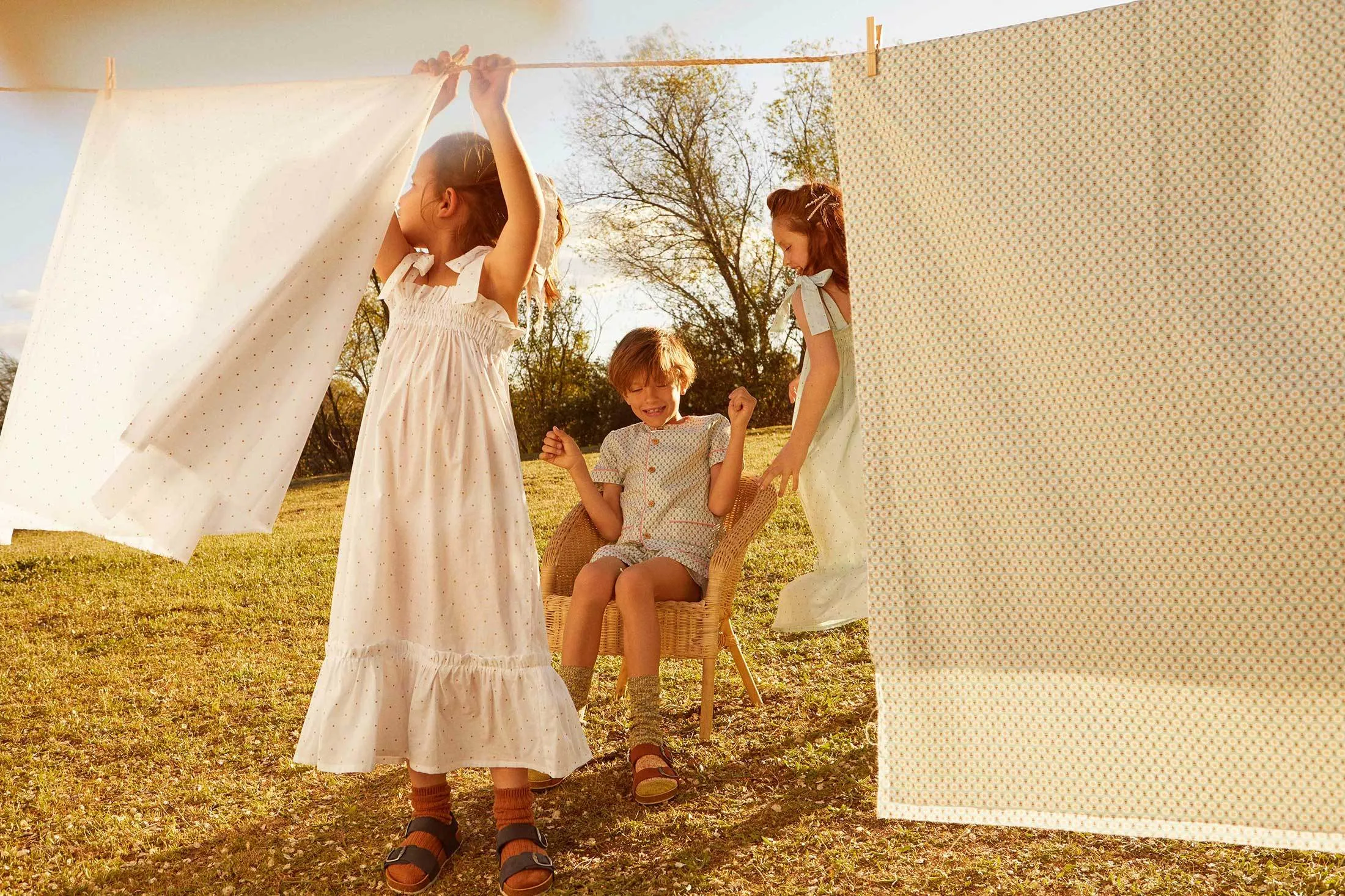 Nightdress EU White polka-dots