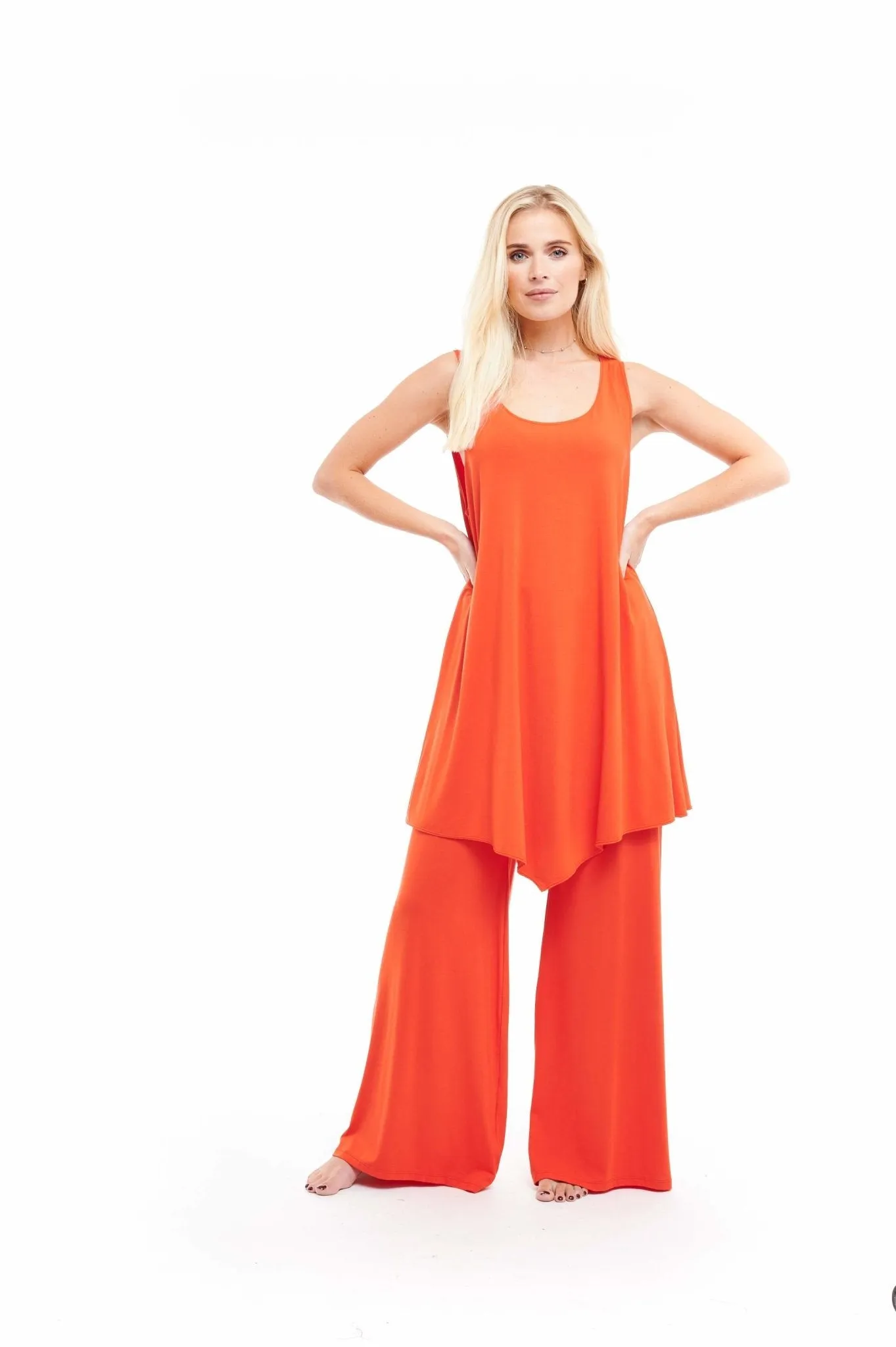 PALAZZO PANTS SPICY ORANGE