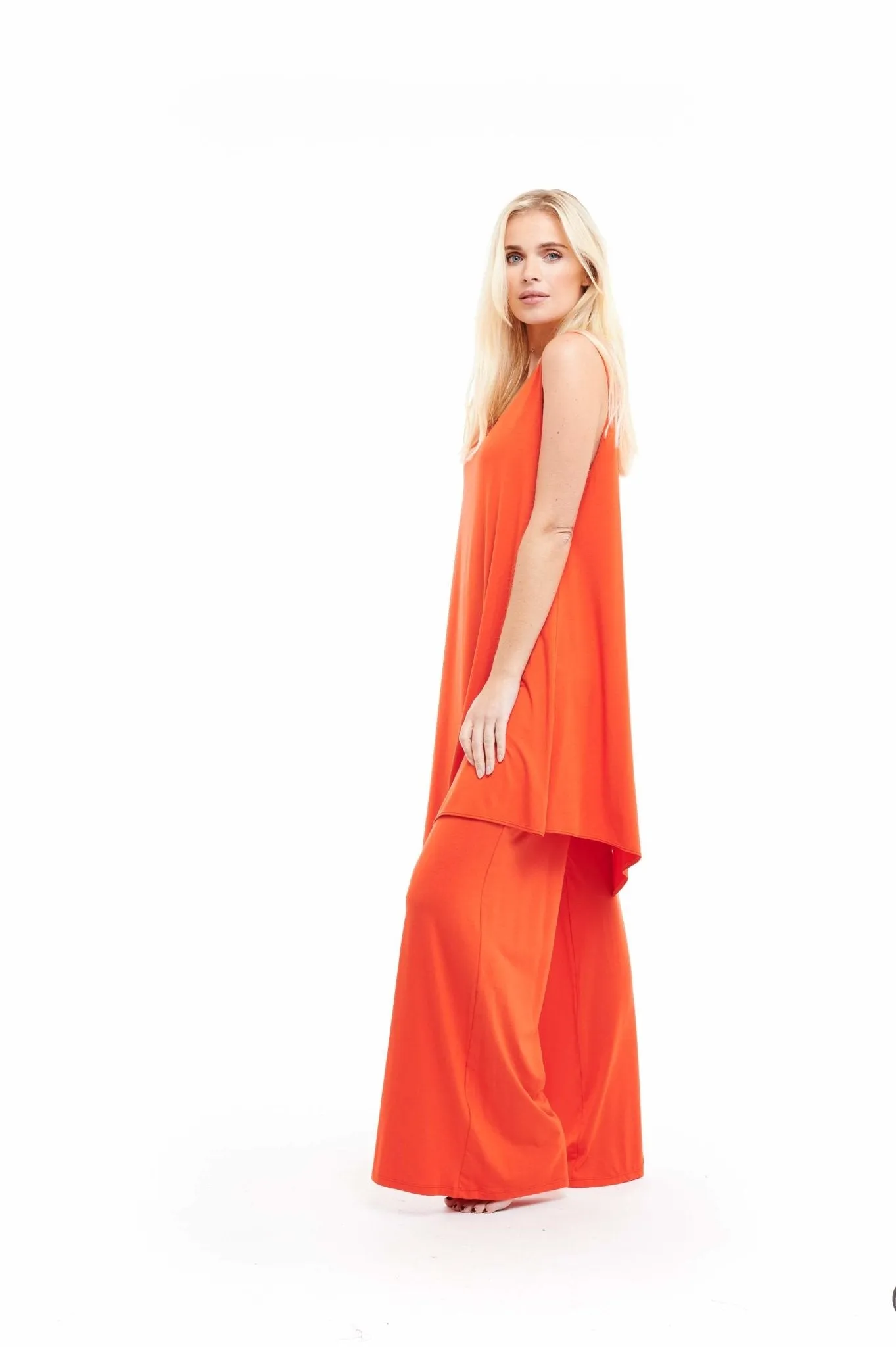 PALAZZO PANTS SPICY ORANGE