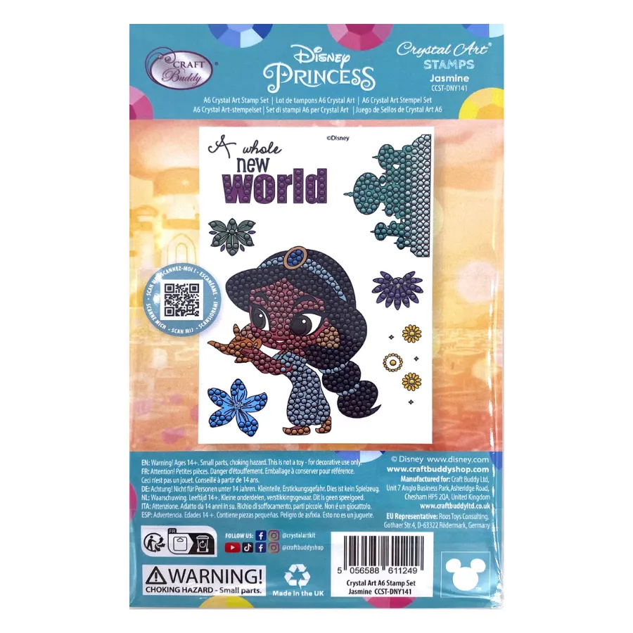 "Jasmine" Crystal Art A6 Stamp Set