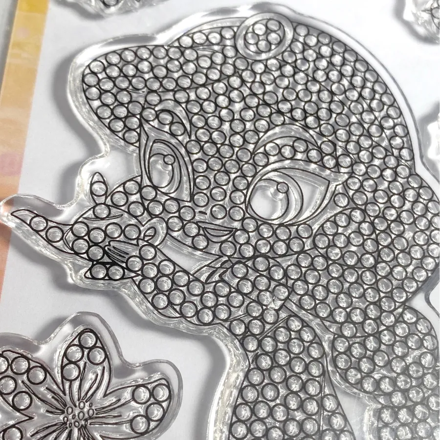 "Jasmine" Crystal Art A6 Stamp Set