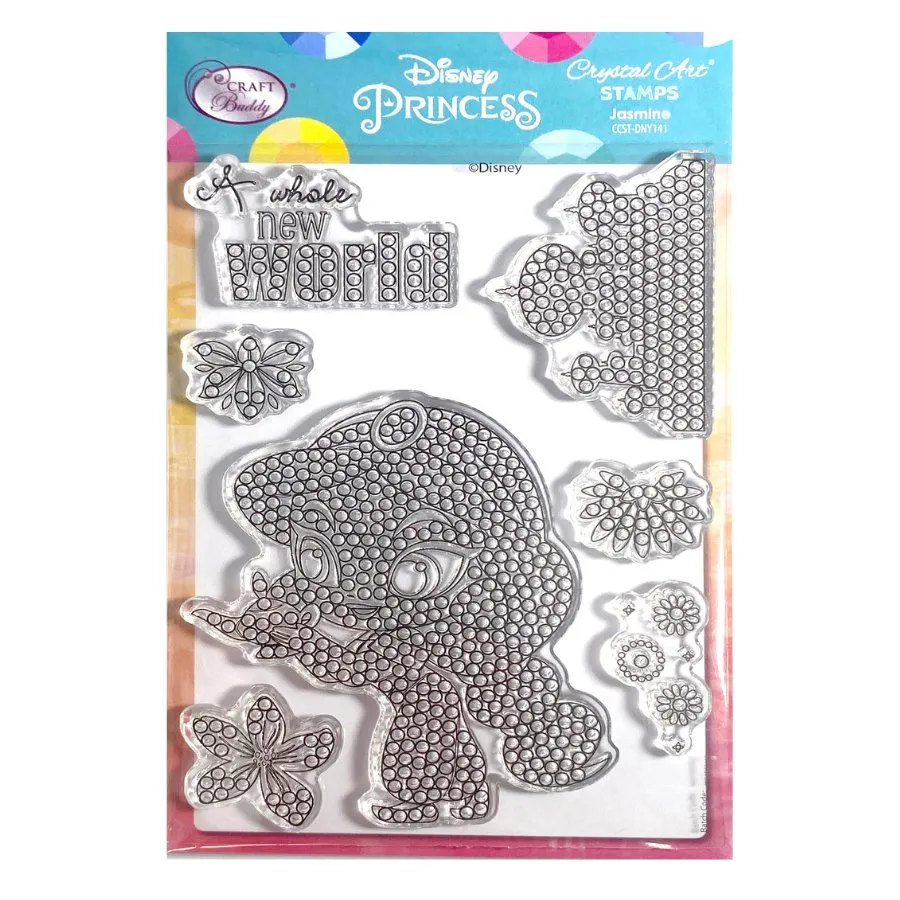 "Jasmine" Crystal Art A6 Stamp Set