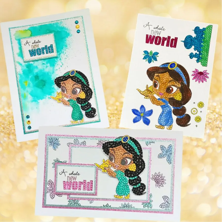 "Jasmine" Crystal Art A6 Stamp Set