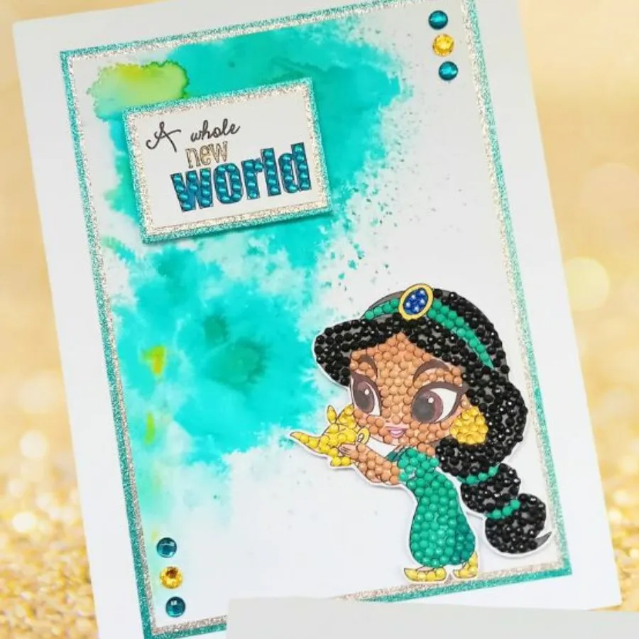 "Jasmine" Crystal Art A6 Stamp Set