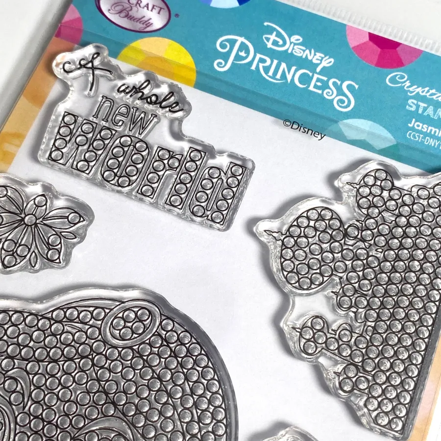 "Jasmine" Crystal Art A6 Stamp Set