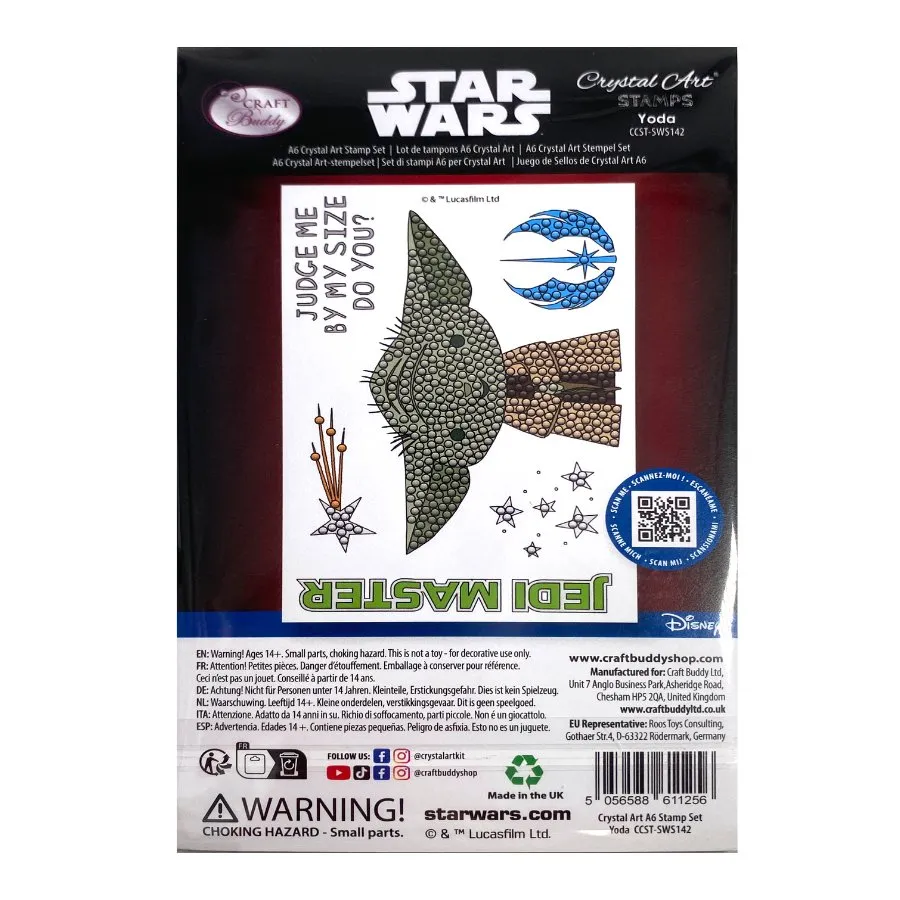 "Yoda" Crystal Art A6 Stamp Set