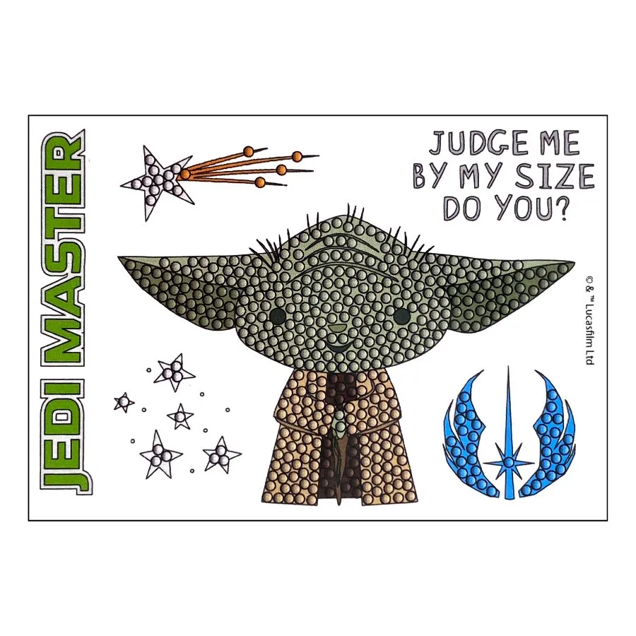 "Yoda" Crystal Art A6 Stamp Set