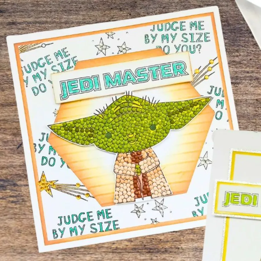 "Yoda" Crystal Art A6 Stamp Set