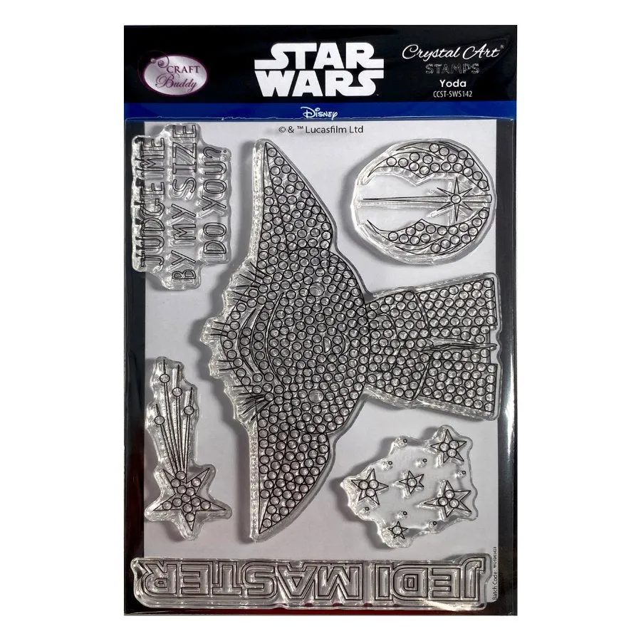 "Yoda" Crystal Art A6 Stamp Set
