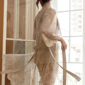 Rya Collection Darling Long Robe 220 in Latte