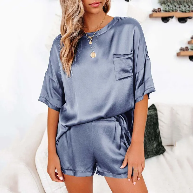 Satin Pj Set