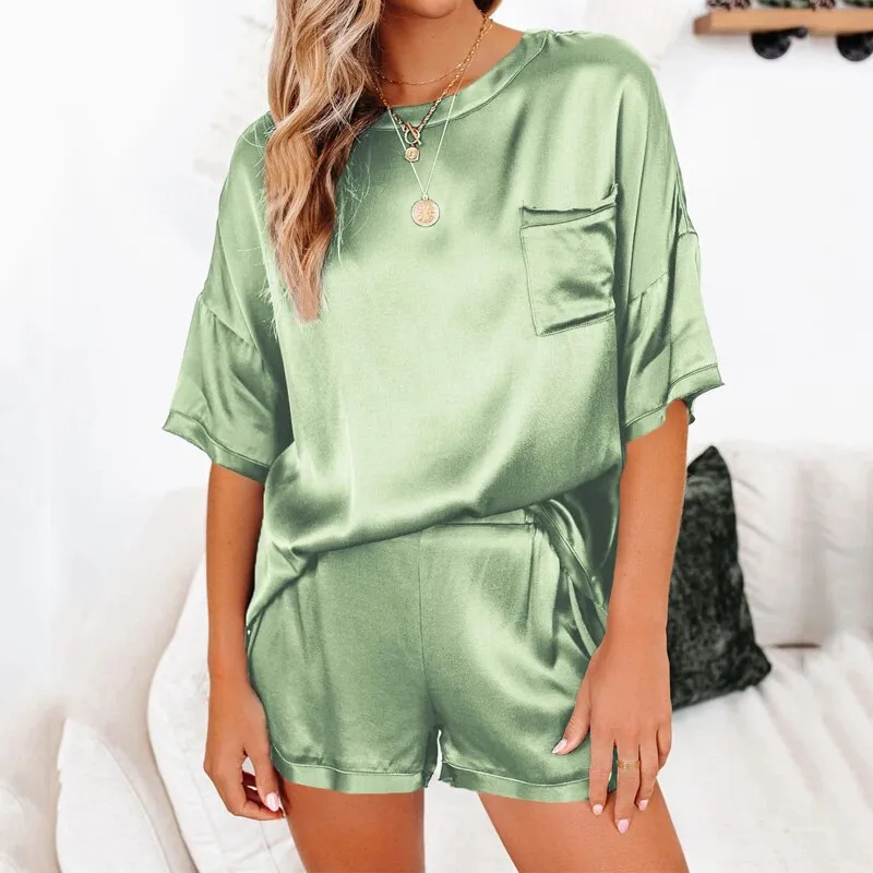 Satin Pj Set