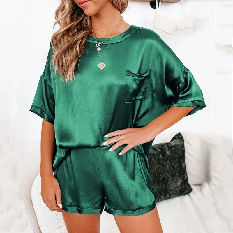 Satin Pj Set
