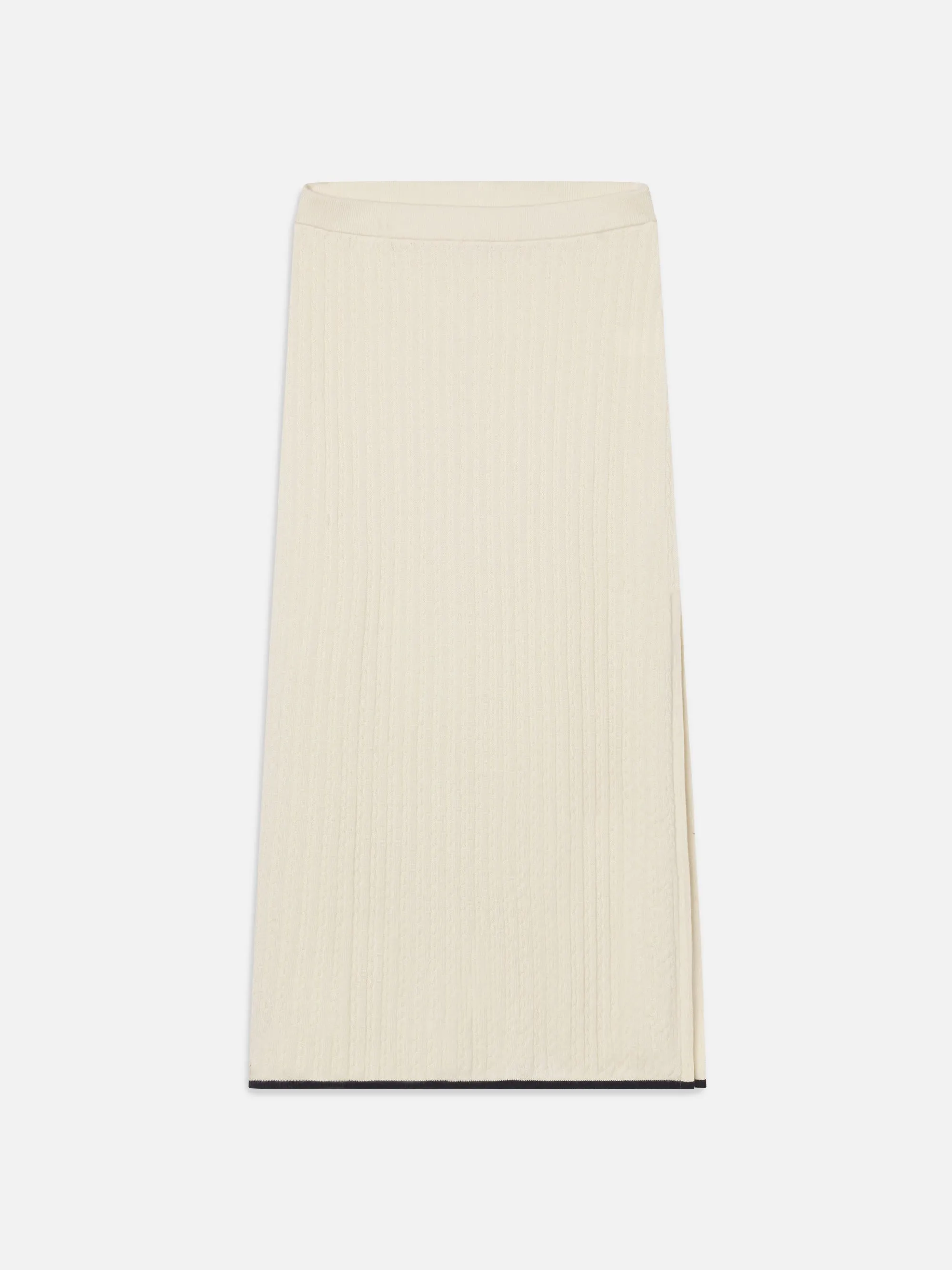 The Cable Skirt -- Navy Multi