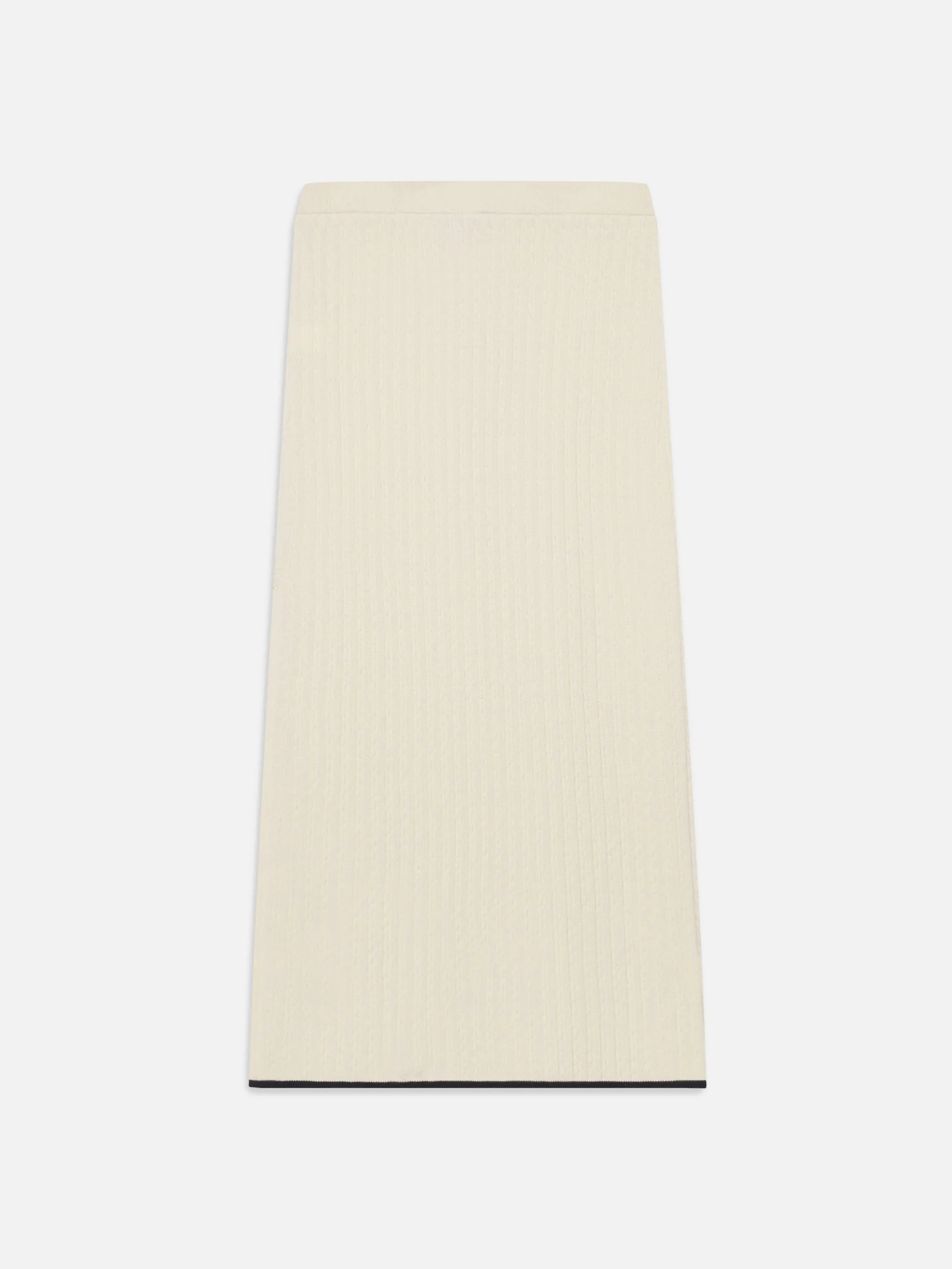 The Cable Skirt -- Navy Multi