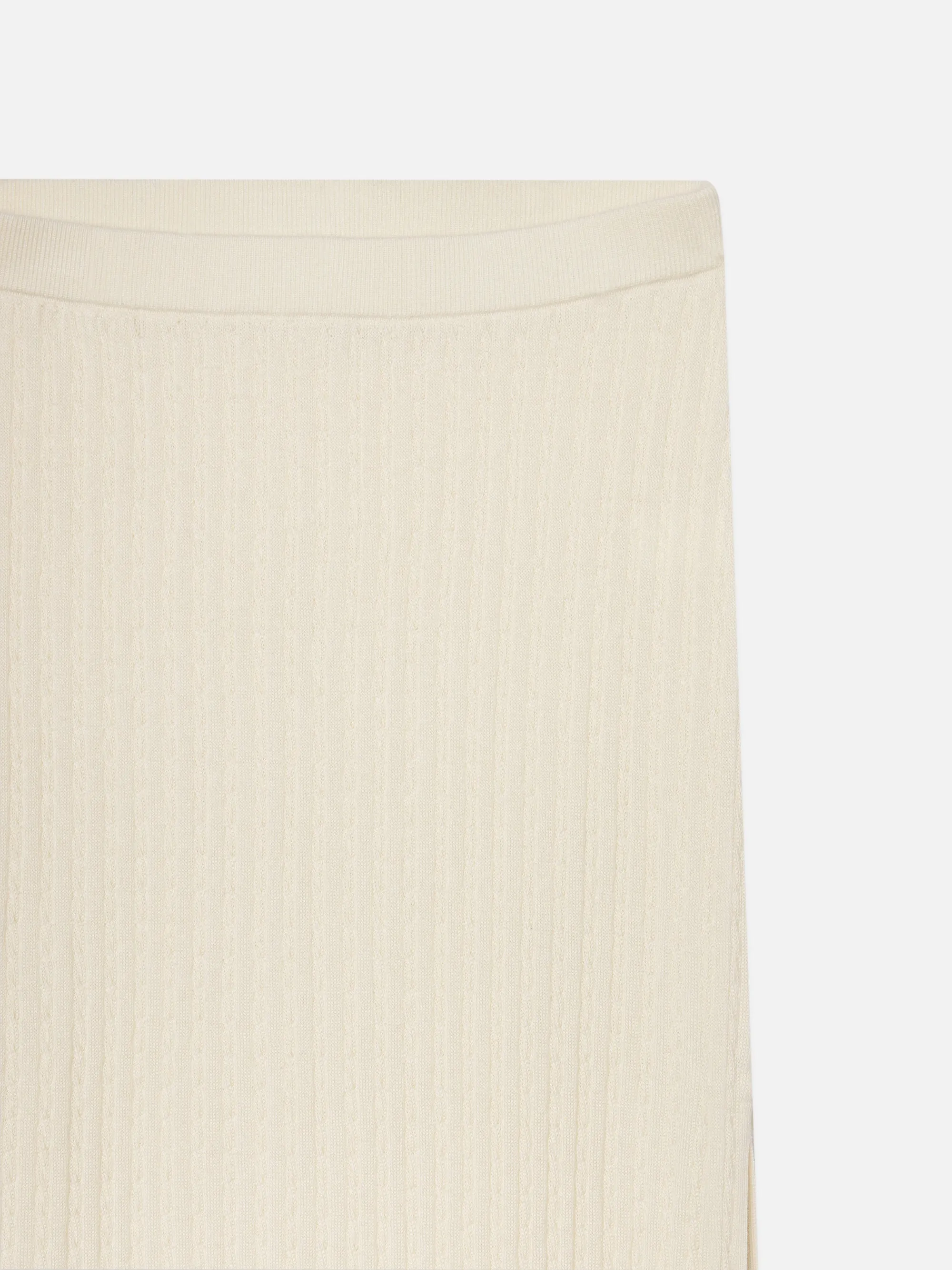 The Cable Skirt -- Navy Multi