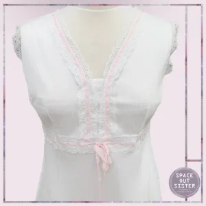 Vintage Short White Nightdress